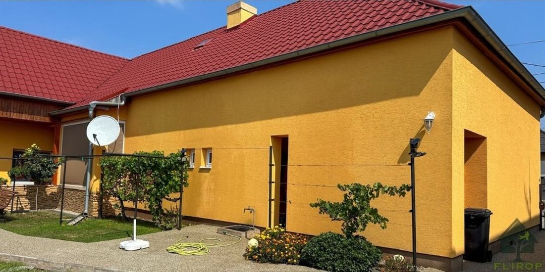 Štítová stena po vyčistení, Levice a okolie